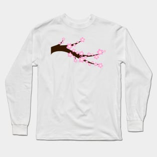 Pretty Sakura Tree Long Sleeve T-Shirt